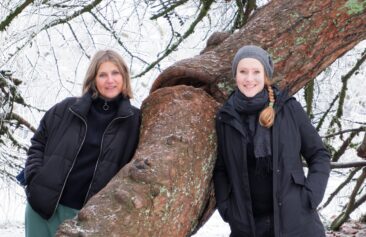 Anja Lohse und Barbara Peper vom familiennetz bremen